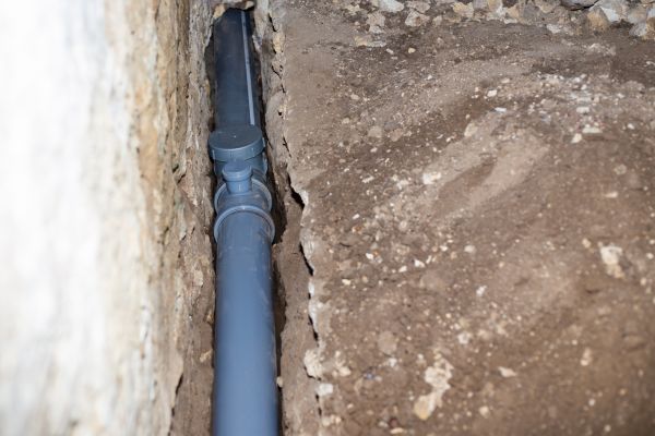Drain Line Installation in Bay City