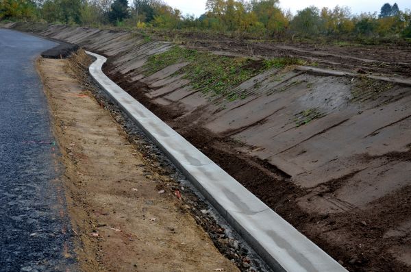 Slope Drainage Installation in Bay City