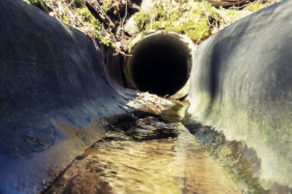Drainage Swale Installation in Bay City