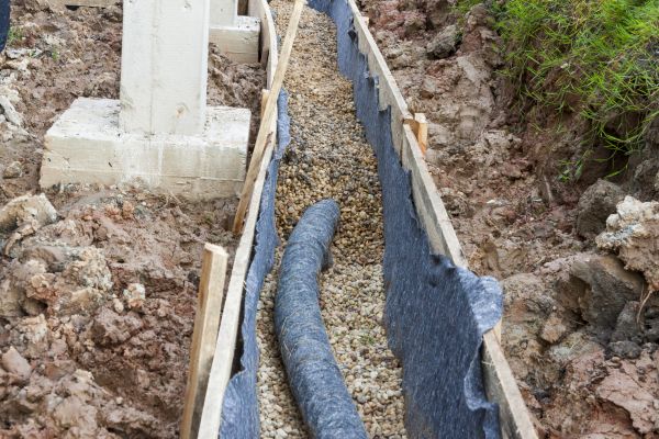 French Drain Installation in Bay City